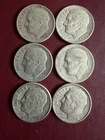 Roosevelt Silver Dime 10C Lot of 6 1946 1947 1951-S 90% Silver Business