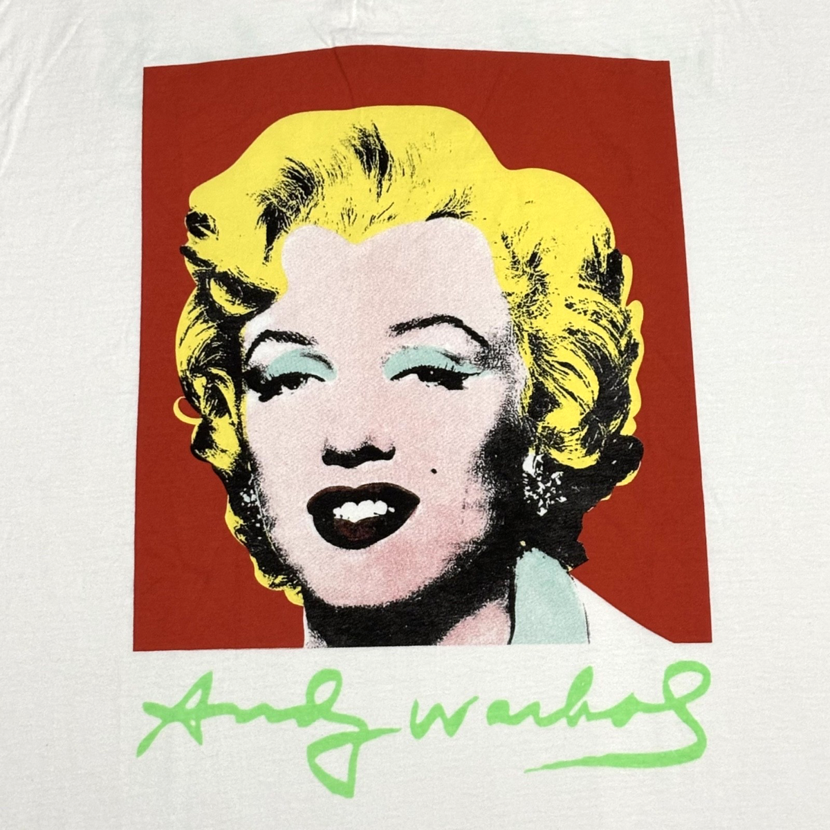 激レア 90s ANDY WARHOL SHOT MARILYNS 開襟 シャツ 激レア 90s ANDY WARHOL SHOT MARILYNS 開襟 シャツ