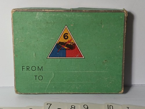 1940s Vintage WW2 Playing Cards 6th Armored Division US Army One Complete Deck - Bild 15 von 24