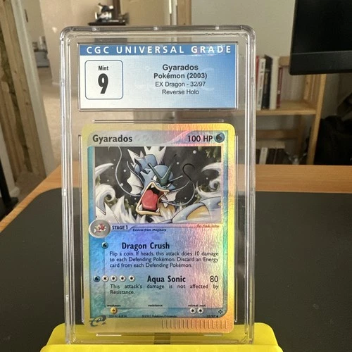 Gyarados 32/97 EX Dragon Reverse Holo E-Series Nintendo Pokémon Card CGC 9