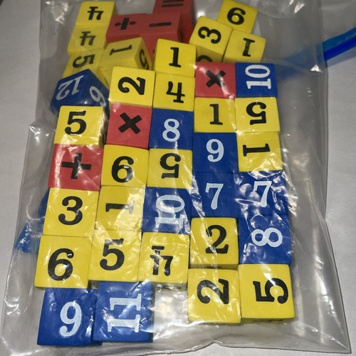 Menge 40 verschiedene Zahlen Würfel Add/Sub für Mathematik pädagogische Manipulative. OFCL