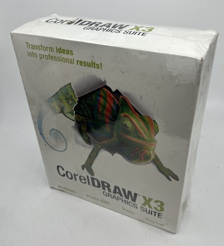 MICROSOFT WINDOWS, CorelDraw Graphics Suite X3, CD-ROM, OVP, BRANDNEU.