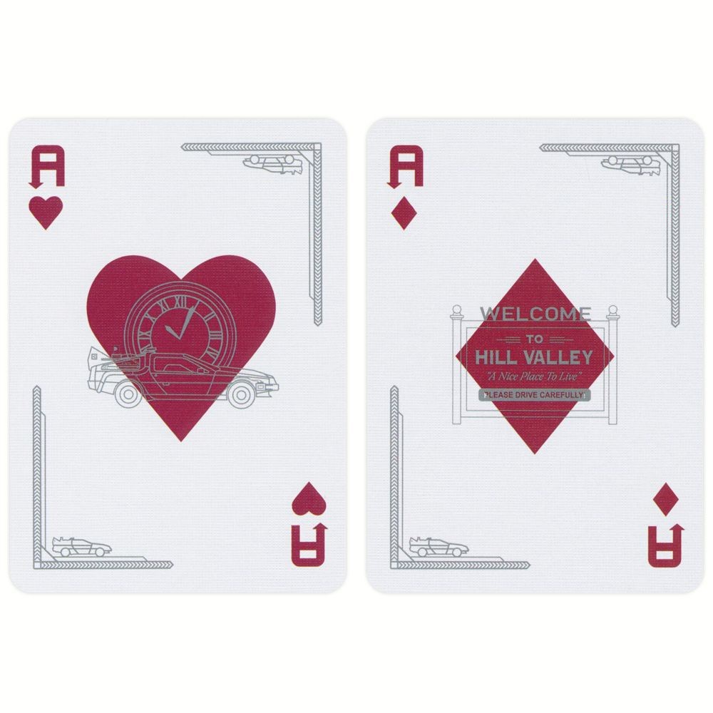 BICYCLE BACK TO THE FUTURE PLAYING CARDS DECK POKER SIZE AIR