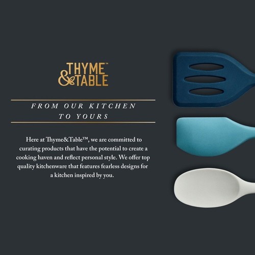 Mini juego de utensilios de cocina de silicona 3 piezas herramientas de cocina antiadherentes resistentes al calor - Imagen 7 de 7