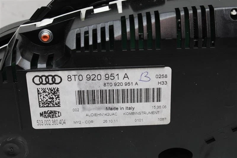 CLUSTER VELOCÍMETRO AUDI A5 2010 10 2011 11 2012 12 1100088 Foto 4 de 4