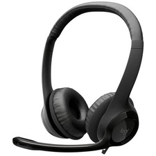 Logitech H390 Cuffie On Ear via cavo Stereo Nero Riduzione del rumore del