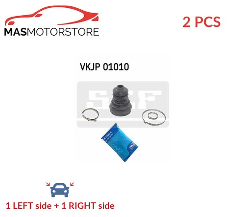 CV JOINT BOOT KIT PAIR WHEEL SIDE FRONT SKF VKJP 01010 2PCS P NEW OE REPLACEMENT - Picture 1 of 5