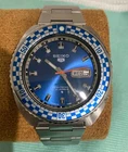 Vintage Seiko 5 Sports Rally Diver 6119-7173 Blue Dial - Pristine, Serviced