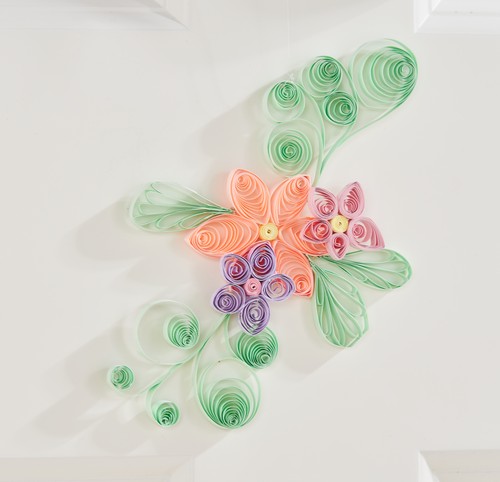 VBS Quilling-Starter-Set Papier Basteln inkl. Schablonen Papierstreifen uvm. - Bild 6 von 12