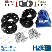 SV schwarz VA & HA 10mm & Schrauben-👜 u.a.: Skoda Fabia II Combi 545 07-14