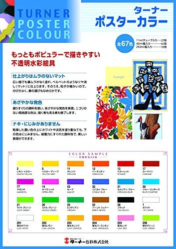 Poster Turner Color Aya colore 12 colori set scuola PC12C 11 ml - Foto 2 di 2