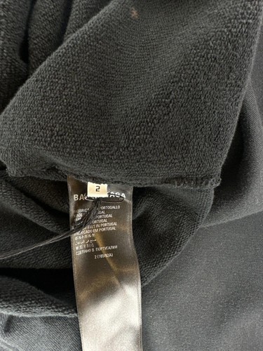 BALENCIAGA RAINBOW OVERSIZED HOODIE- BLACK - Picture 4 of 6