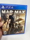 Mad Max (Sony PlayStation 4, 2015) Complete CIB Game Case Manual Tested