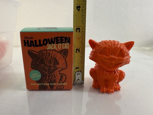 Beistle X Creepy Co Halloween Jack O’ Cat First Edition Mini Figur selten orange - Bild 6 von 9