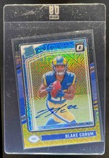 2024 Donruss Optic Blake Corum Black Gold Mojo Rated Rookie Auto RC #05/60