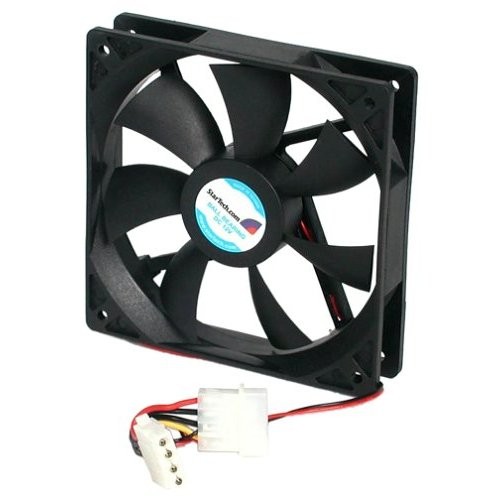 Вентилятор компьютерного корпуса с двойным шарикоподшипником StarTech 120x25 мм и разъемом LP4