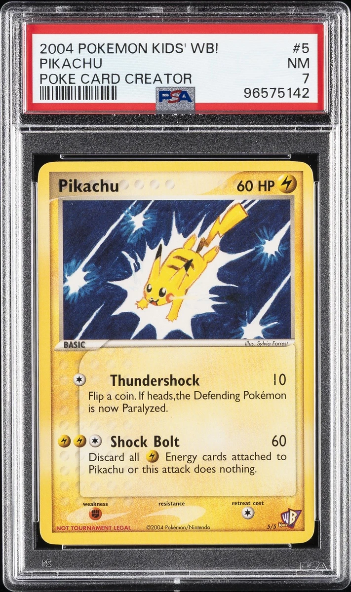 Pokémon TCG Grade 7 Pikachu Individual Collectible Card Game Cards