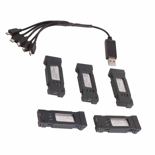 3,7V 1200mAH Lithium Akku Tragbare Drohne Akku mit 5 in 1 Ladekabel - Bild 7 von 19