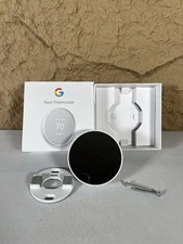 Google Nest Thermostat Snow GA02081-US Smart WiFi Thermostat – OPEN BOX READ