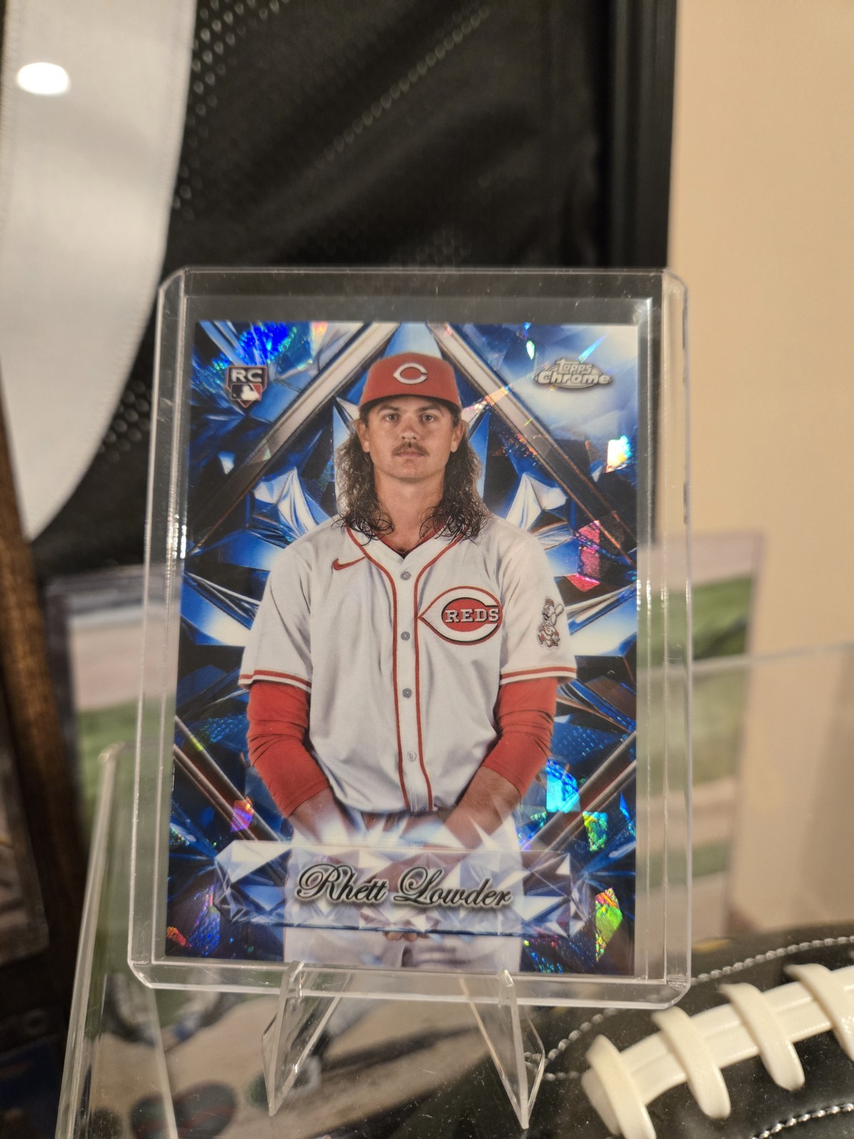 2025 Topps Chrome Sapphire Rhett Lowder RC Sapphire Selections Reds