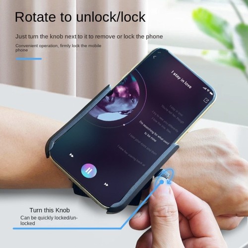 360° Rotating Sports Phone Holder for Universal Outdoor Sports Supplies - Photo 8 sur 9