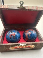 #A9 Chinese Health Exercise Stress Baoding Balls - Relaxation Therapy