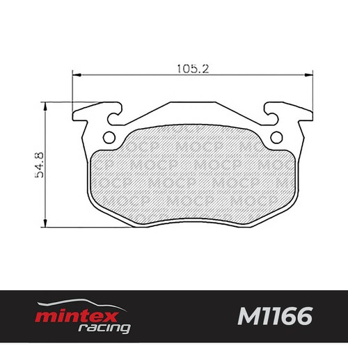 Mintex Racing MDB1339 M1166 Hochleistungsbremsbeläge - Bild 1 von 1