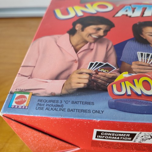 Mattel Uno Attack Electronic Strategy Card Game 2003 Brand New & Sealed Vtg - Picture 8 of 11
