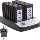 LOUKIENE Restaurant Pager System 12 Wireless Pagers ONLY- Calling Guest Customer