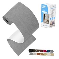 Couch Fabric Repair Patch, Fabric Patches for velvet-"4x63" Charcoal Grey