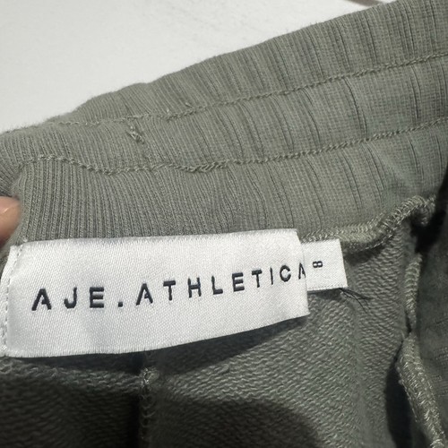 AJE ATHLETICA Women’s Retro Logo Crew Sweatshirt Jumper Trackpants Size 8 Green - Picture 16 of 20