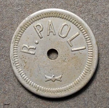 Hancock / South Range MI: R. Paoli   Good For 5c In Trade. UP Token
