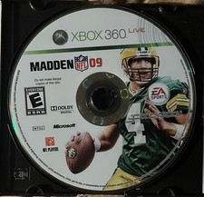 Madden NFL 09 (Microsoft Xbox 360, 2008) PS1 Disc Only Tested No Tracking
