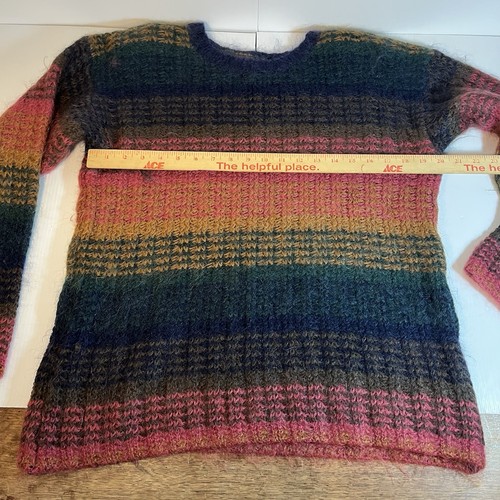 Paul Harris Design Mohair Blend Fuzzy Sweater Womens Sz Small PHD 90s - Picture 6 of 9