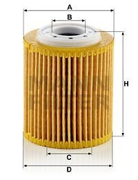 MOTOR ÖLFILTER MANN-FILTER HU 7032 Z A NEU OE QUALITÄT - Picture 2 of 6