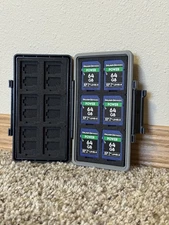 Set Of 6 Delkin Devices Power 64GB SDXC UHS-II Memory Card – 300MB/s