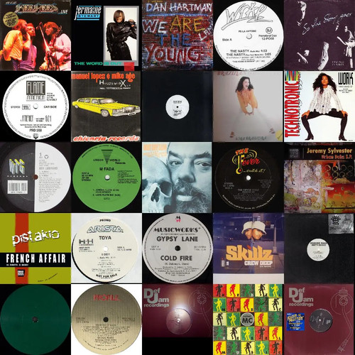 Collection of 65 x Vinyl Santana Bee Gees Billy Ocean Midnight Star Roger