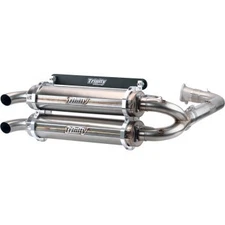Trinity Racing TR-4153D-SS Stage 5 Full Exhaust System - Stainless Steel Natural