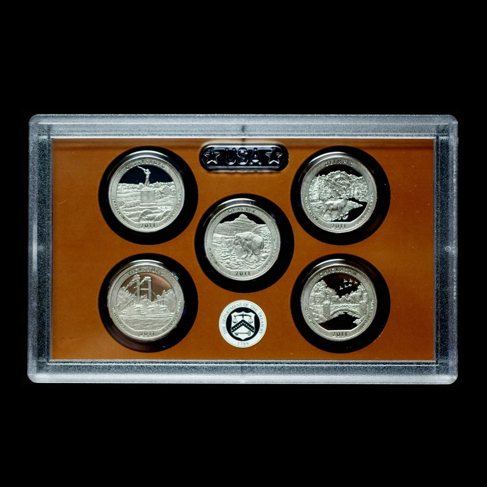 2010 2011 S America the Beautiful National Park Proof Sets in Original Lens Case - Image 2 of 4