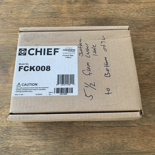 Chief Fusion Tilt Or Fixed Wall Mounts 8 Inch FCK008 Connector Kit 37-42” Screen - Picture 6 of 7