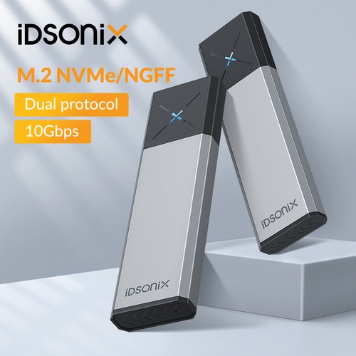 IDSONIX M.2 NVMe/NGFF SATA SSD Gehäuse USB 3.2 Gen2 (10 Gbps) Adaptergehäuse - Bild 10 von 20