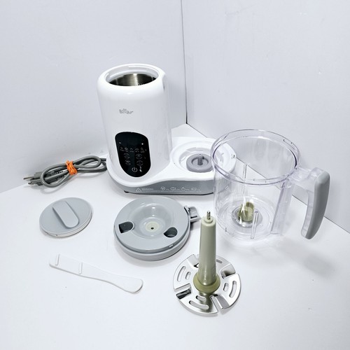 BEAR Fabricante de Alimentos para Bebés Un Paso Procesador de Alimentos para Bebés Vapor Puré SJJ-R03B5-BLANCO - Imagen 11 de 16