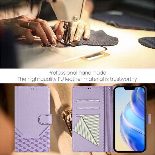 Luxury Leather Wallet Phone Case For Google Pixel 5 6 7 9 Pro XL 8A 7A 6A 4A 5A - Picture 15 of 37