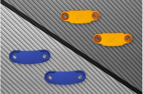 Obturadores Retrovisore Dorado-Azul 47 mm KAWASAKI ZX6R ZX-6R 2013-2018 Model 1 - Picture 3 of 6