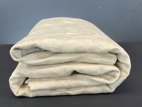Sferra Decke 100% Ägyptische Baumwolle Bezug Quilt Italy Jacquard Beige H1 - Bild 2 von 9