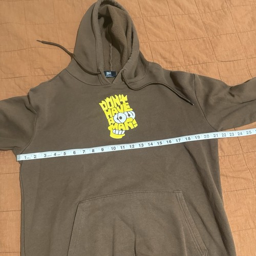 The Simpsons Bart Don’t Have A Cow Man Brwn Hood Pullover M World Of Springfield - Picture 7 of 9