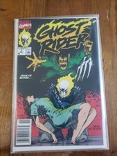 GHOST RIDER #7 Johnny Blaze,  ScareCrow, Blackout, Mark Texeira 1990