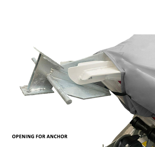 Heavy-Duty, Marine Grade 23ft-25ft / 7.0m-7.6m Trailerable Jumbo Boat Cover - Picture 2 of 5