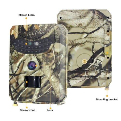 1/2/4x Trail Camera 48MP HD 1080P Night Vision Wildlife Hunting Game W/32GB card - Picture 14 of 32