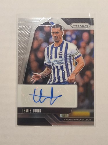 2024-25 Prizm Premier League Firme Lewis Dunk #S-LD Auto Brighton & Hove Al - Foto 1 di 2